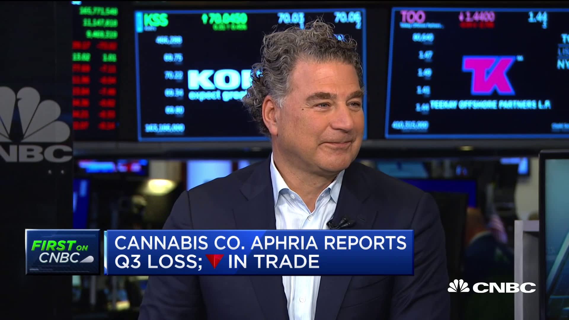 Watch CNBC's full interview with Aphria Chairman and interim CEO Irwin