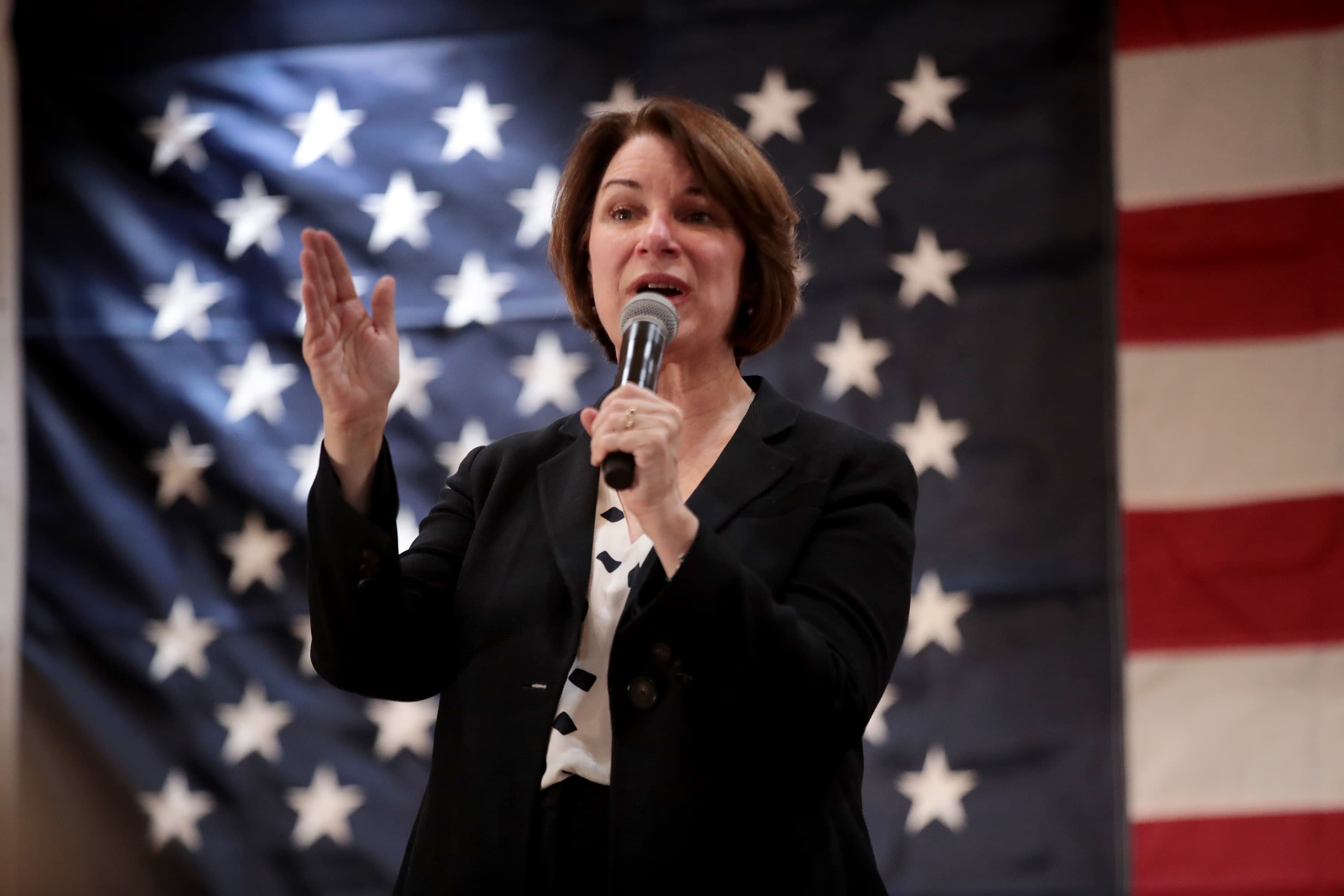 Amy Klobuchar says her daughter's birth fueled her career in politics