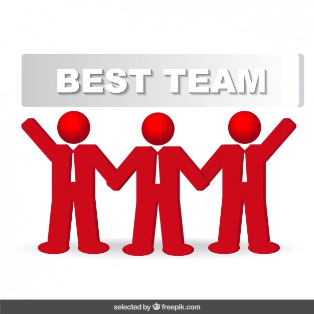 Beste team geschäftsleute icon Kostenlose Vektor