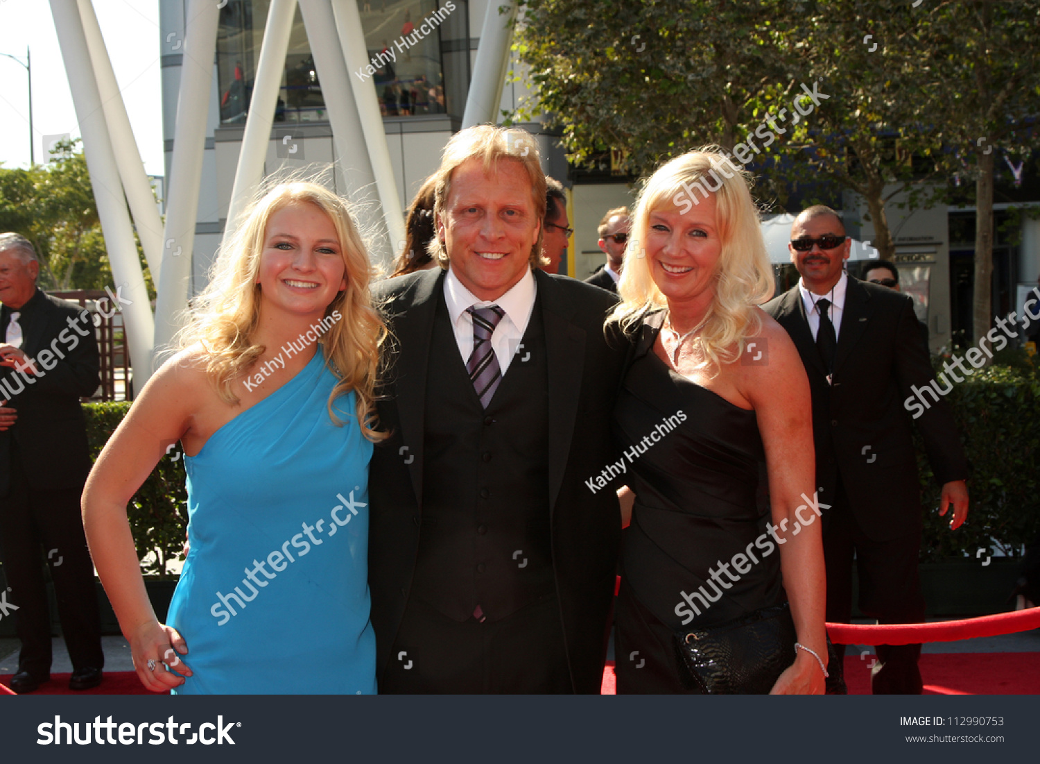 Los Angeles Sep 15 Sig Hansen, Wife, Daughter Arrives At The