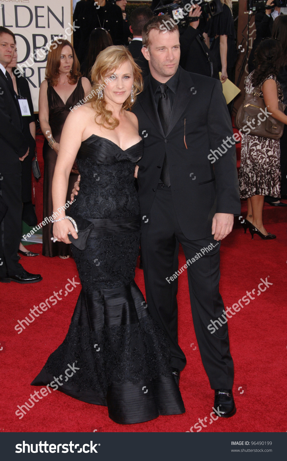 Patricia Arquette & Husband Thomas Jane At The 63rd Annual Golden Globe