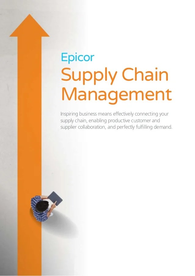 Epicor supply chain management