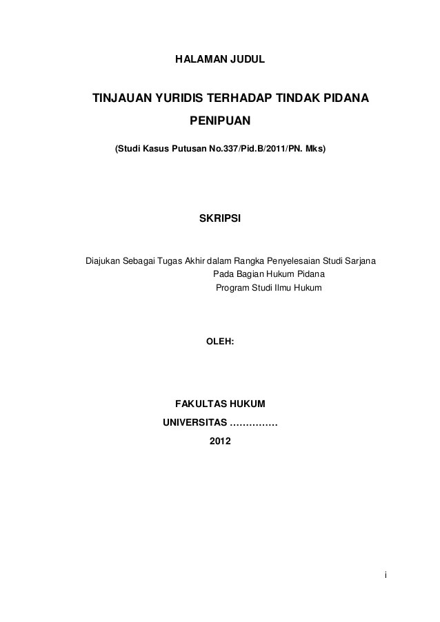 Contoh Skripsi Normatif Hukum Perdata Contoh Soal Pelajaran Puisi Dan Pidato Populer