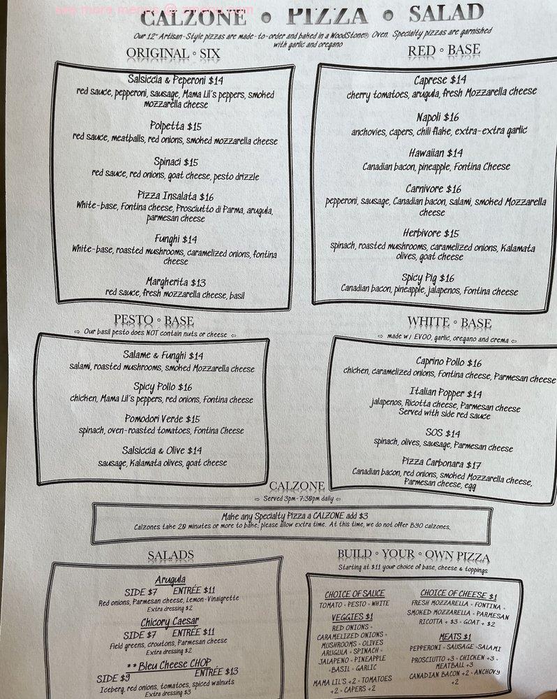 Menu at Little Market on Portage Bay restaurant, Seattle