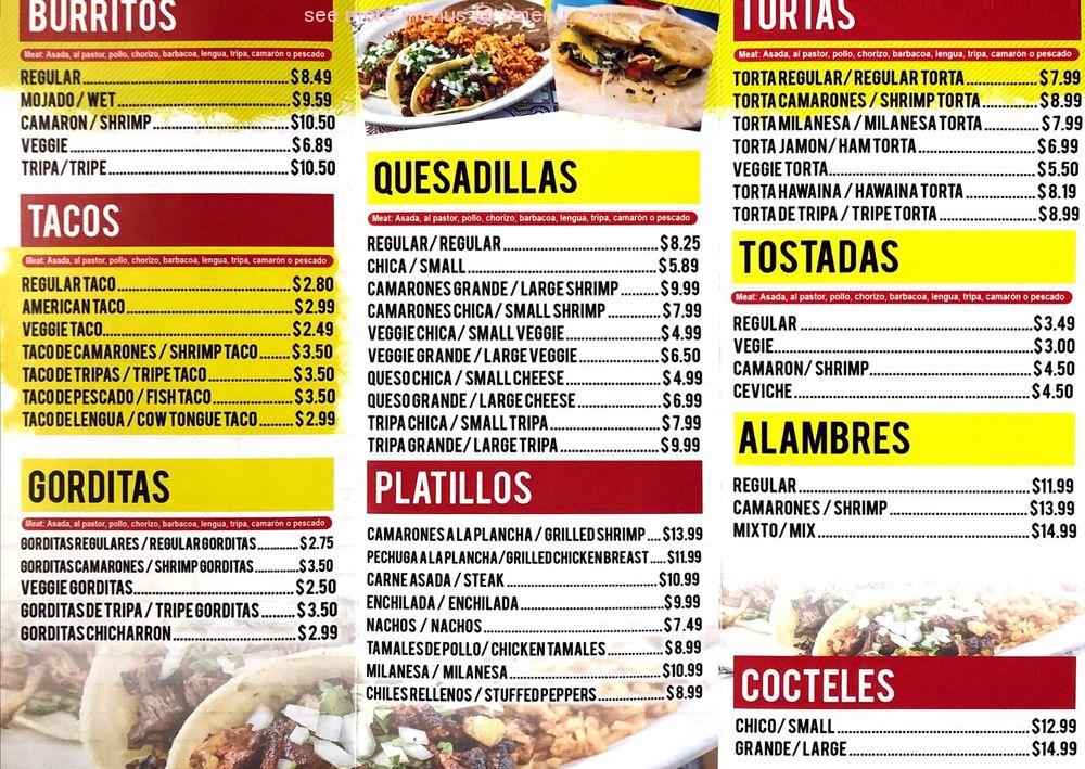 Online Menu of Tacos Don Beto's Restaurant, Grand Rapids, Michigan