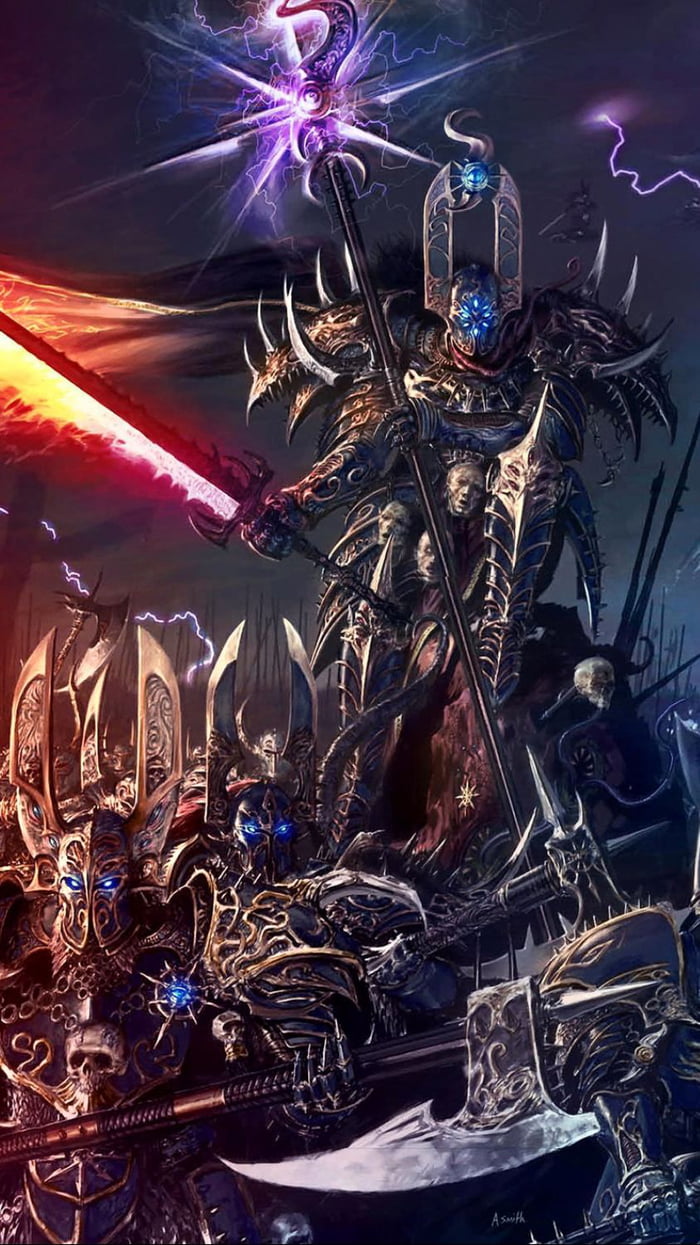Another Warhammer 40k phone wallpaper. This time its the Thousand sons