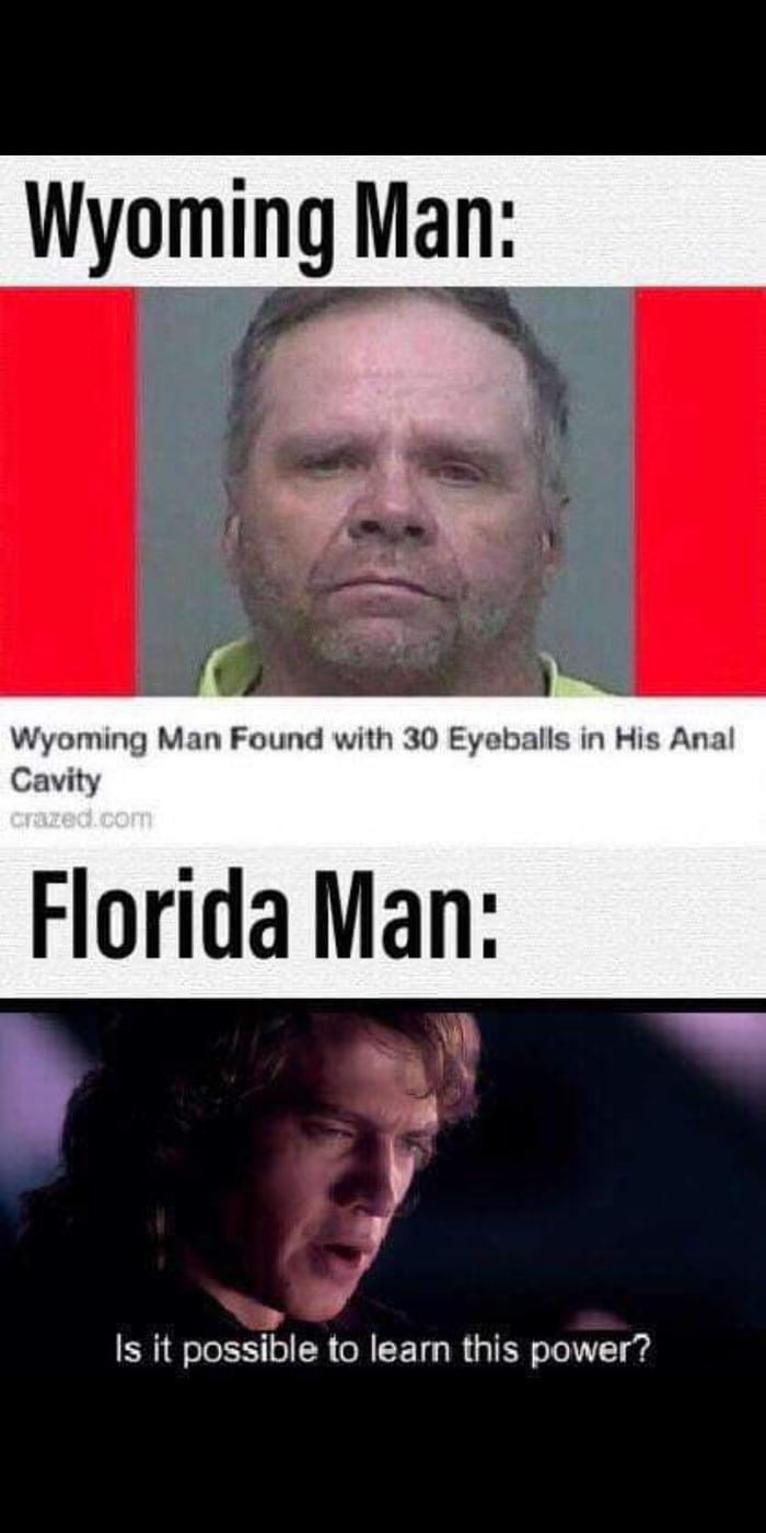 Florida Man Begins (1999 A.D). 9GAG