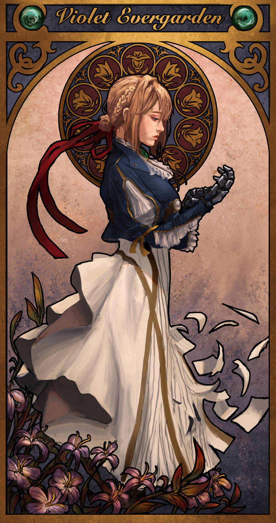 Violet Evergarden Art Nouveau by L3monJuic3 on DeviantArt