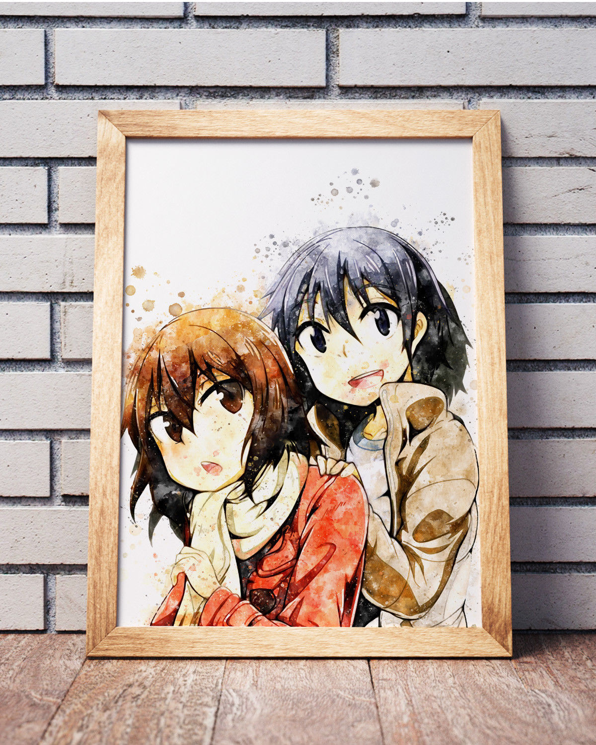 Erased Anime Poster Manga Wall Decor Print Gift Art Room Decorations