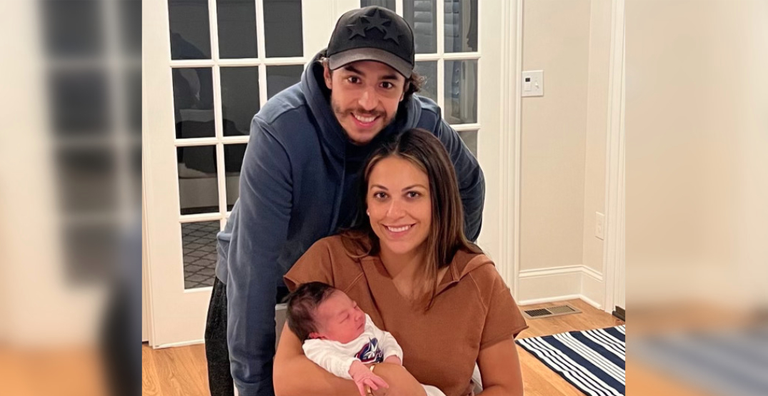 Johnny Gaudreau and wife Meredith baby into the world Offside