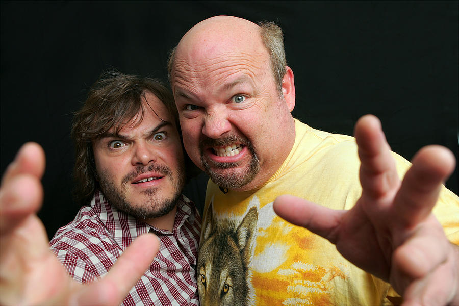 Actors Jack Black Left And Kyle Gass Photograph by New York Daily News