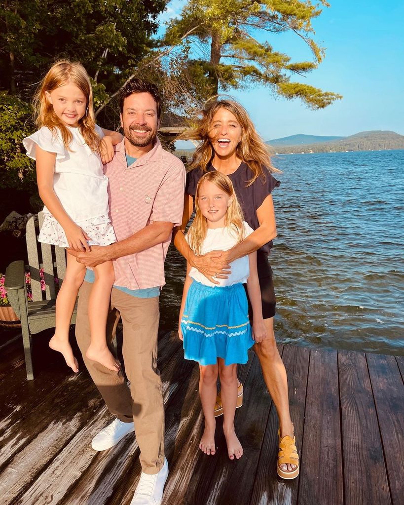 Jimmy Fallon's two daughters with wife Nancy Juvonen are so grown up in