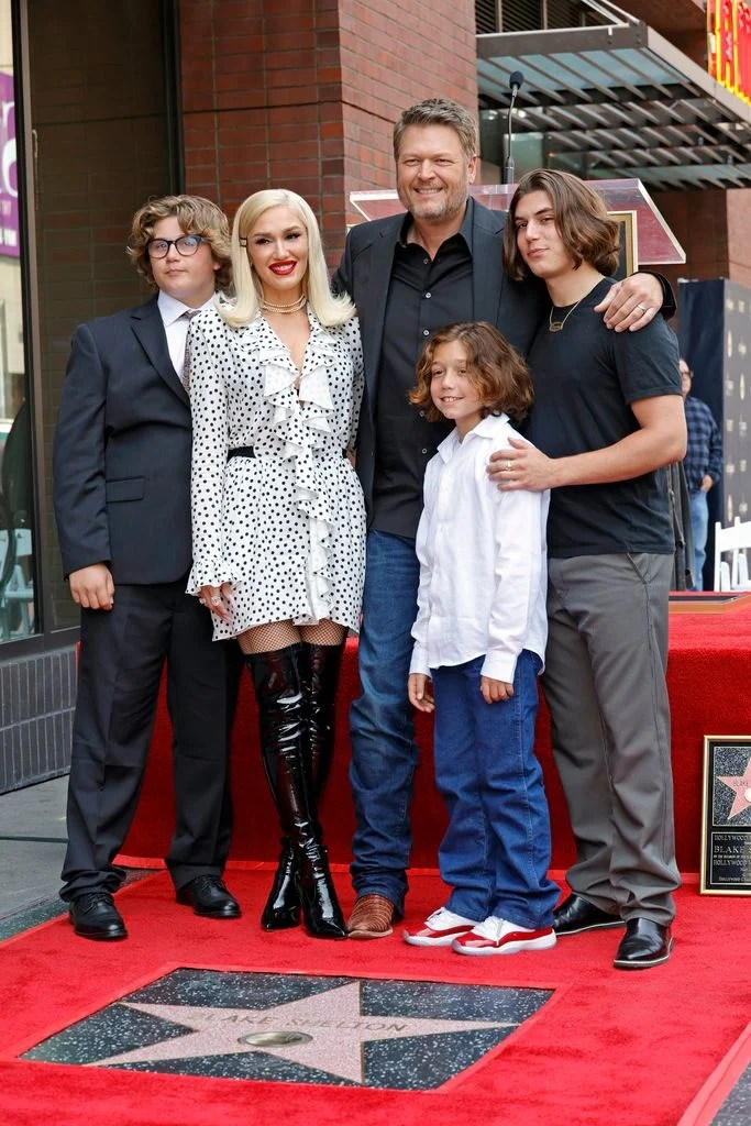 Gwen Stefani shares rare video of husband Blake Shelton with her sons