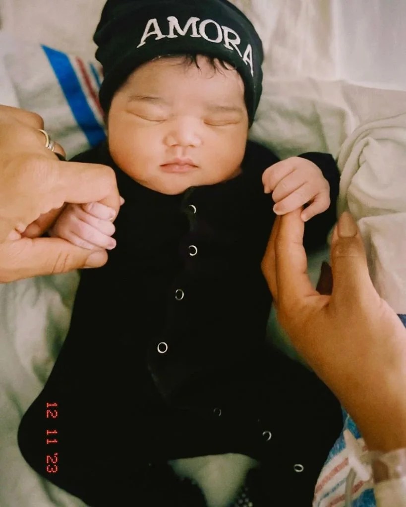 Ciara and husband Russell Wilson third baby see first photo