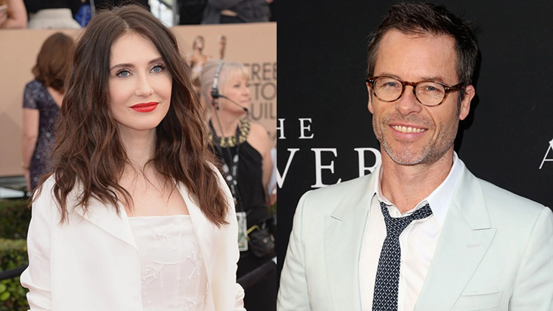Guy Pearce and Carice van Houten their first baby HELLO!
