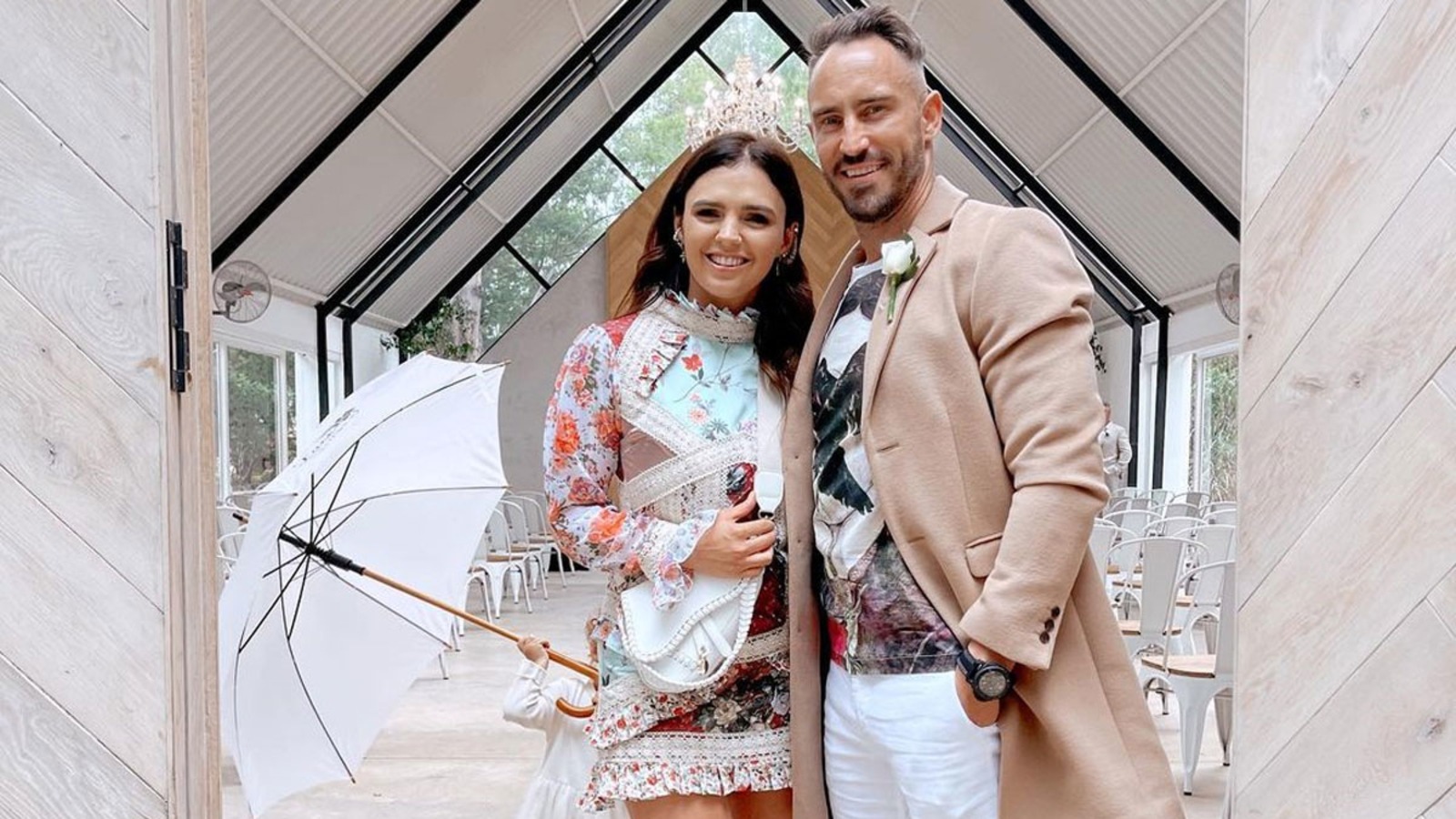 Faf du Plessis' wife Imari reacts to cricketer's injury, posts