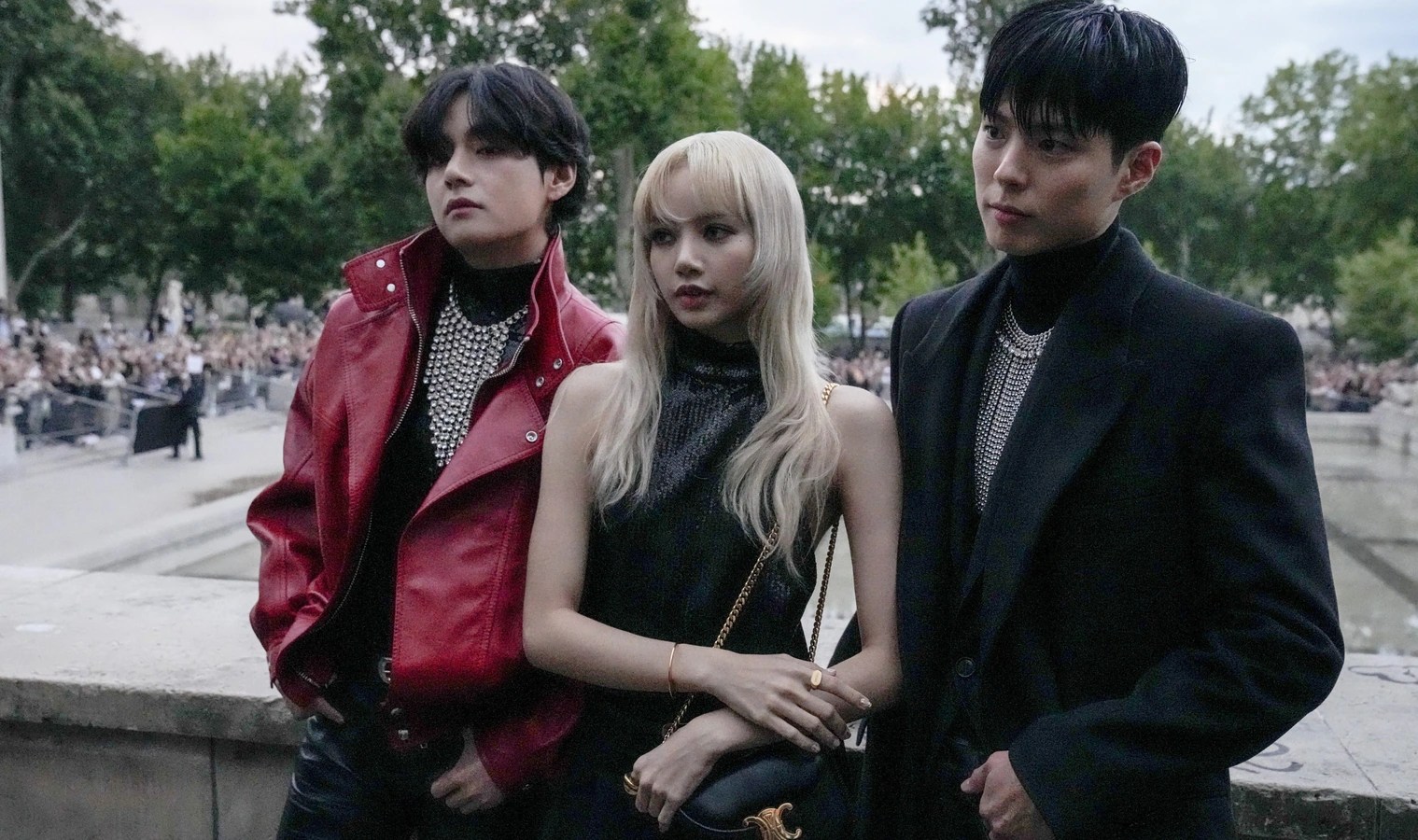 BTS' V brings chic glam with BLACKPINK's Lisa, Park Bogum as they