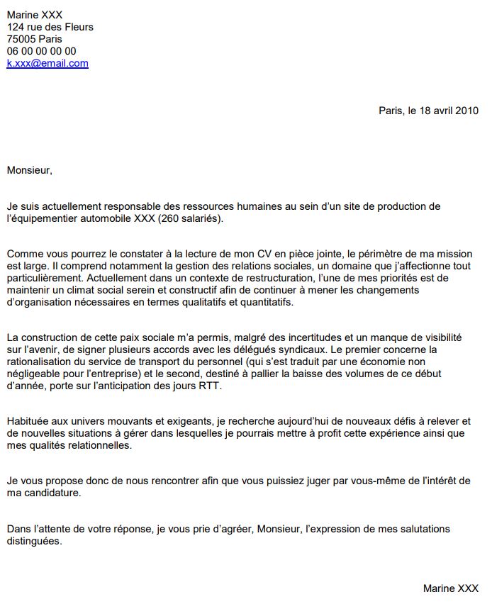 3 exemples de lettres de motivation pour une candidature