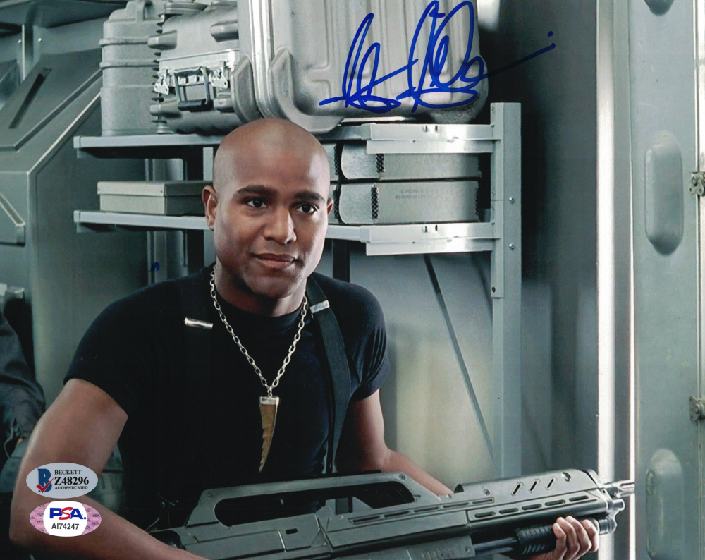 Seth Gilliam Signed "Starship Troopers" 8x10 Photo (Beckett COA