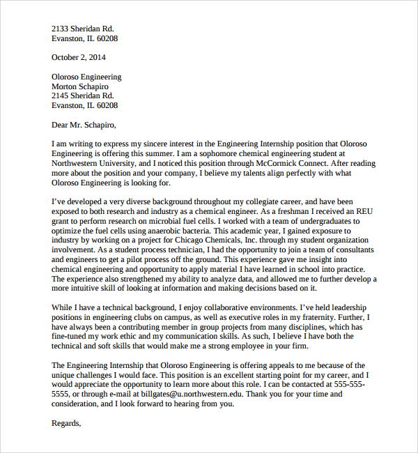 Sample Communication Cover Letter 7+ Free Documents in PDF