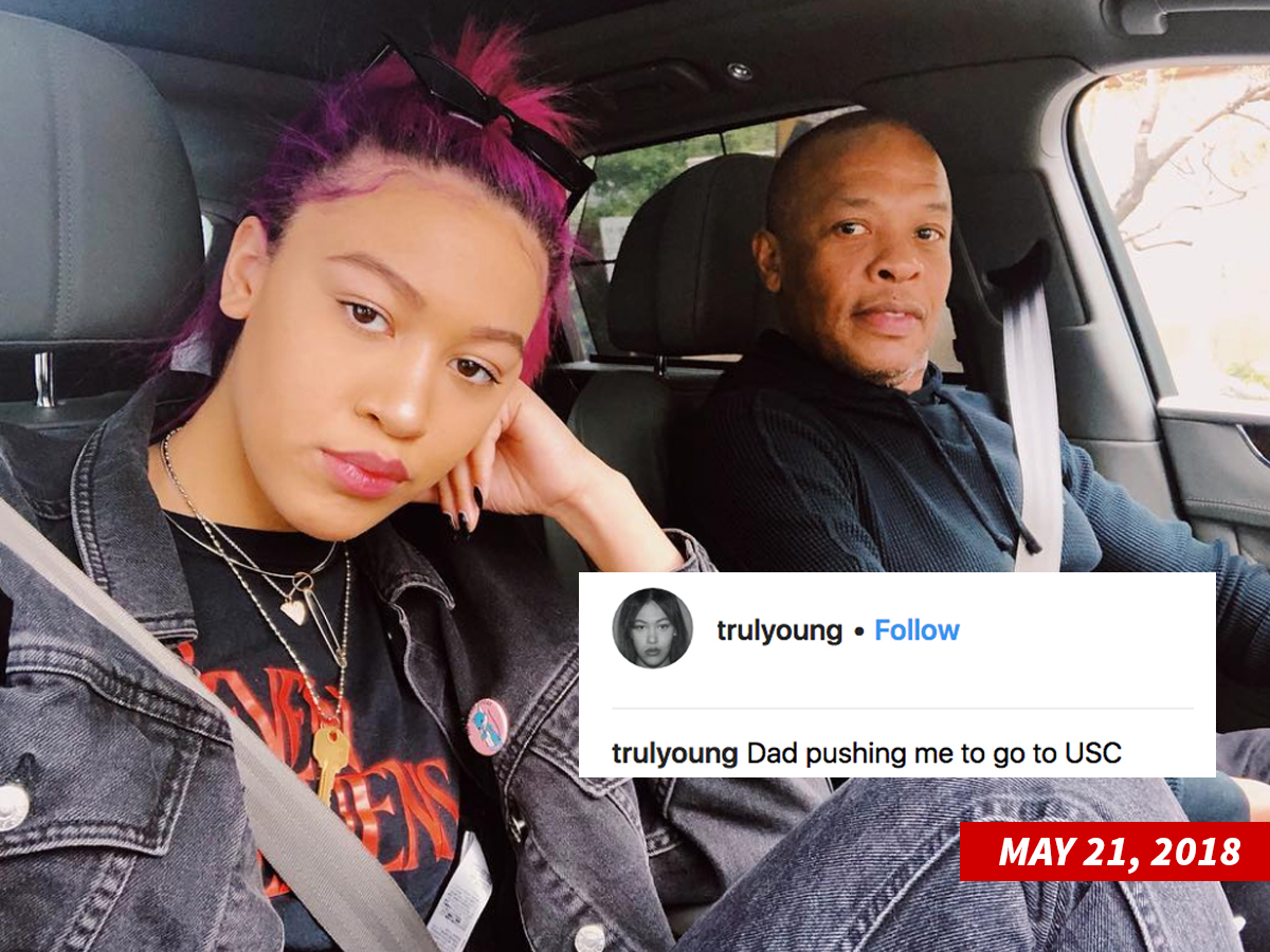 Dr. Dre's Daughter Truly Young Says Father Pushed Her to Apply to USC