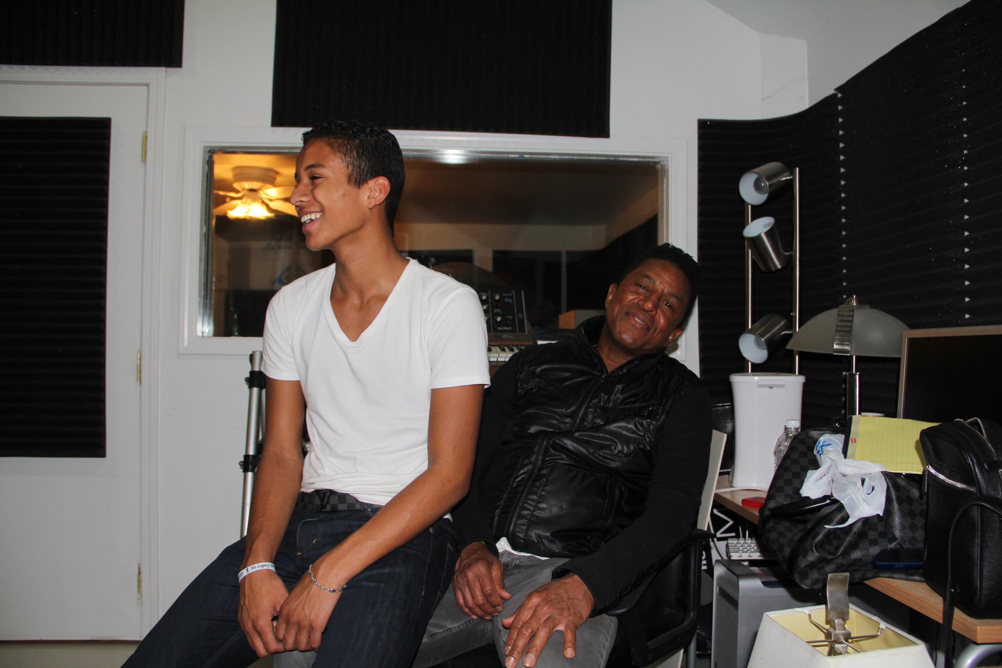 jaafar jackson and his father jermaine jackson Jaafar Jackson Photo