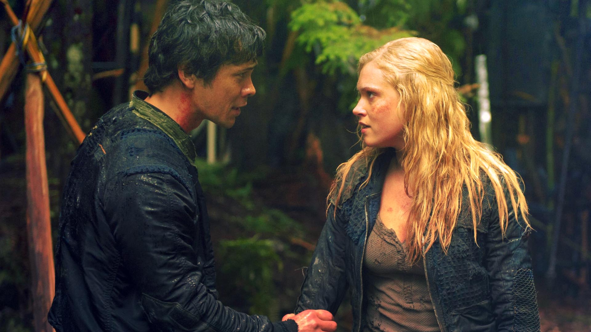 Clarke and Bellamy The 100 (TV Show) Wallpaper (37904779) Fanpop