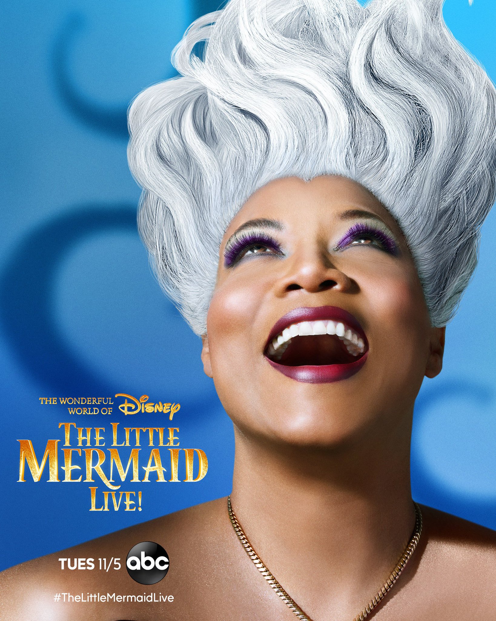 The Little Mermaid Live! (2019) Character Poster Queen Latifah as