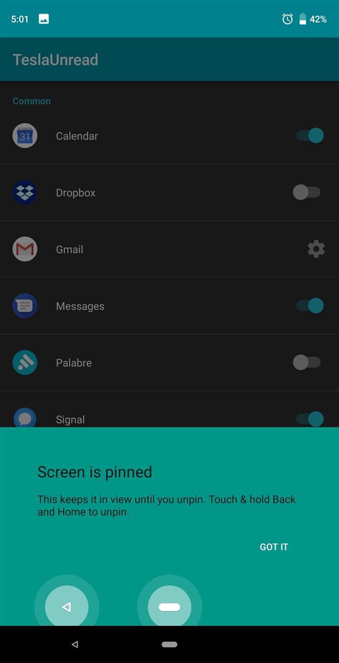 Come utilizzare il blocco dello schermo in Android 9.0 Pie