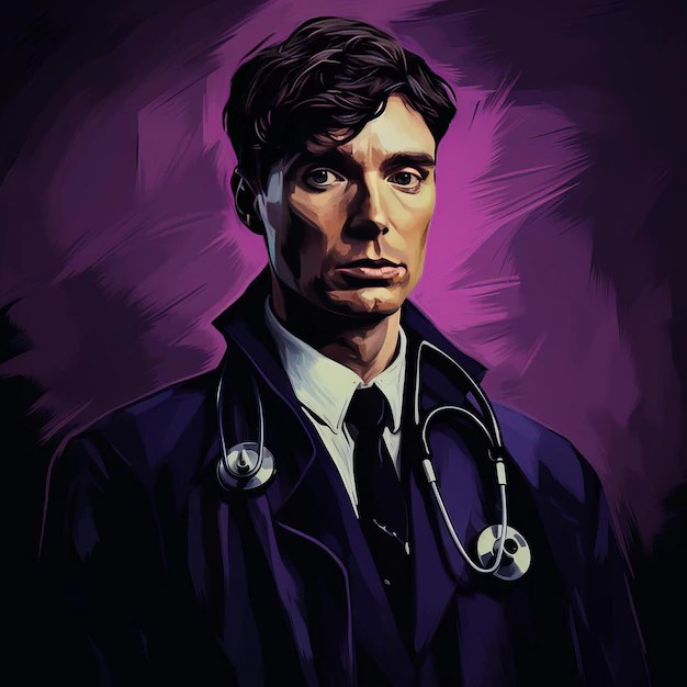 Premium AI Image Unveiling the Enigma Cillian Murphy as Oppenheimer