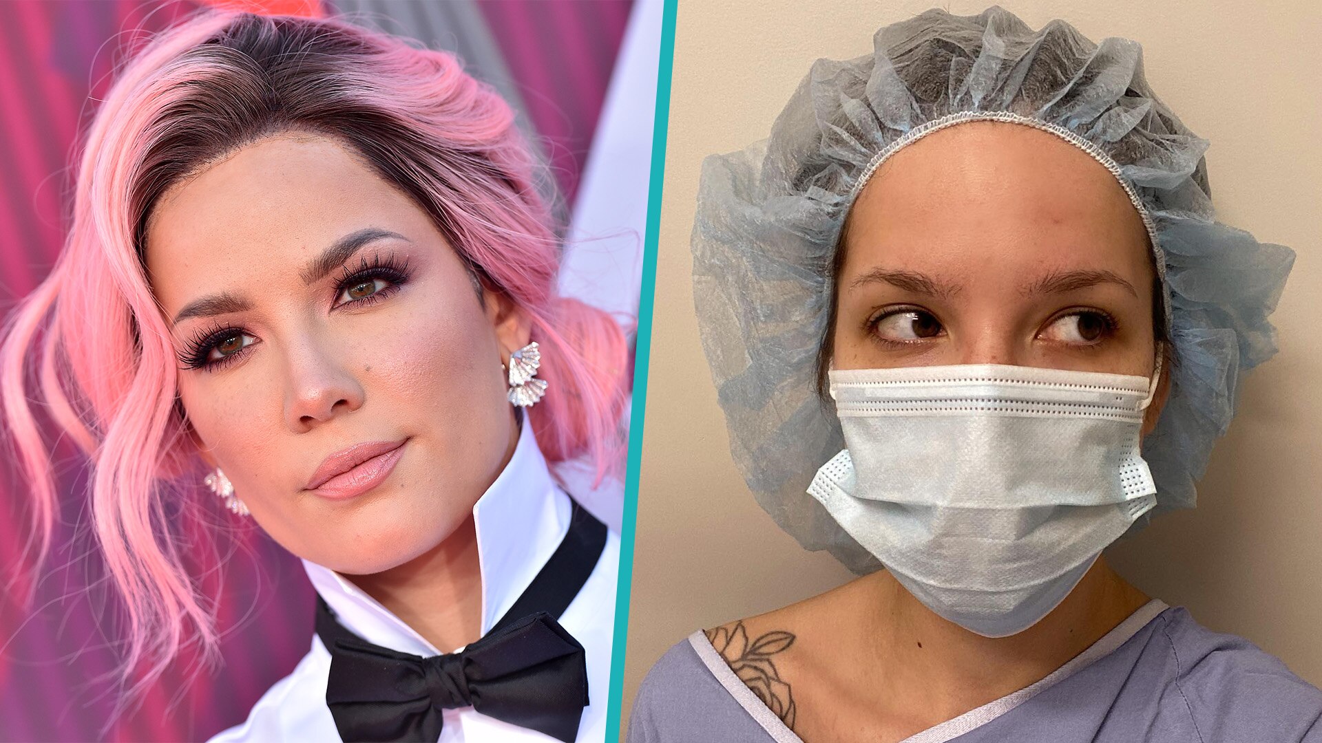 Watch Access Hollywood Highlight Halsey Reveals They're Attending The Grammys Days After
