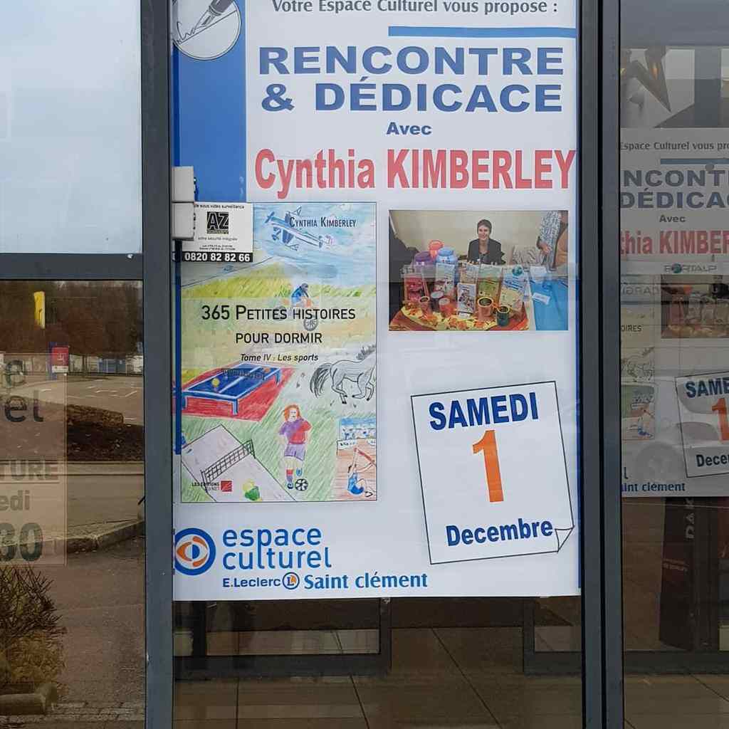 Dédicace Espace Culturel LECLERC de St Denis les Sens