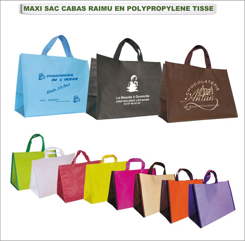 Maxi sac cabas RAIMU en polypropylène tissé GO0613SCI01