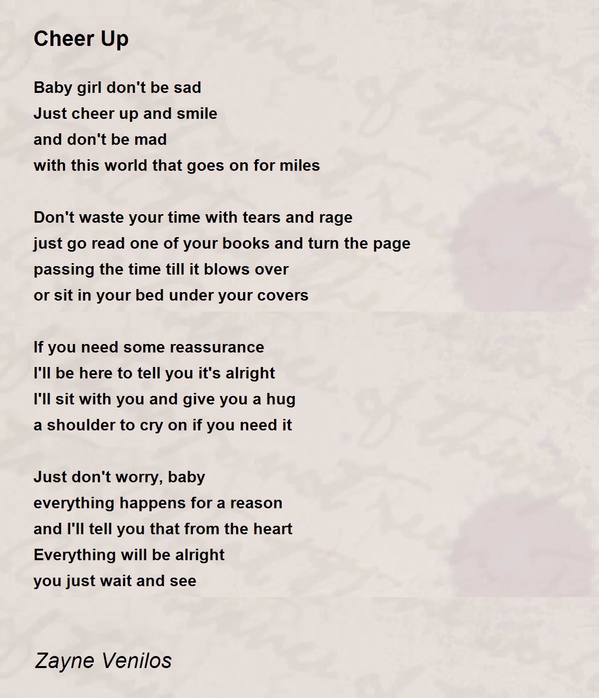 Cheer Up Poems For Students