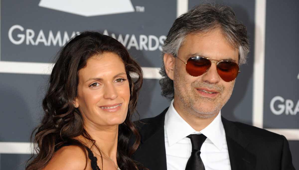 Tenor Andrea Bocelli and Wife Veronica Sing Charming Romantic Duet in