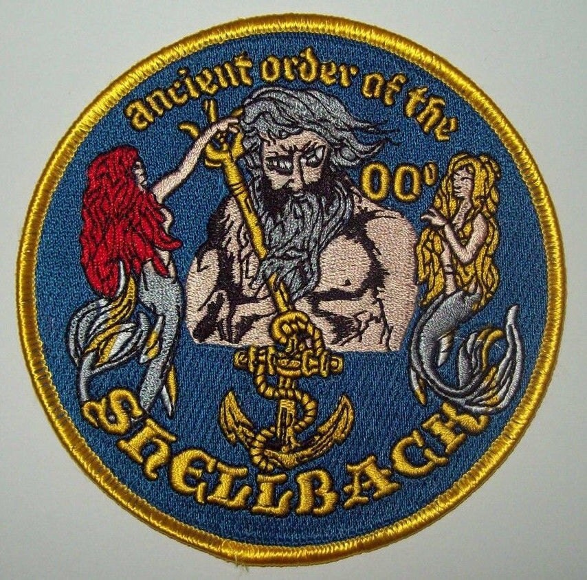 US Navy Crossing of the Equator Shellback Military Patch