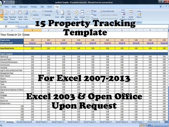 15 Property Tracking Expense and Rental Tracking
