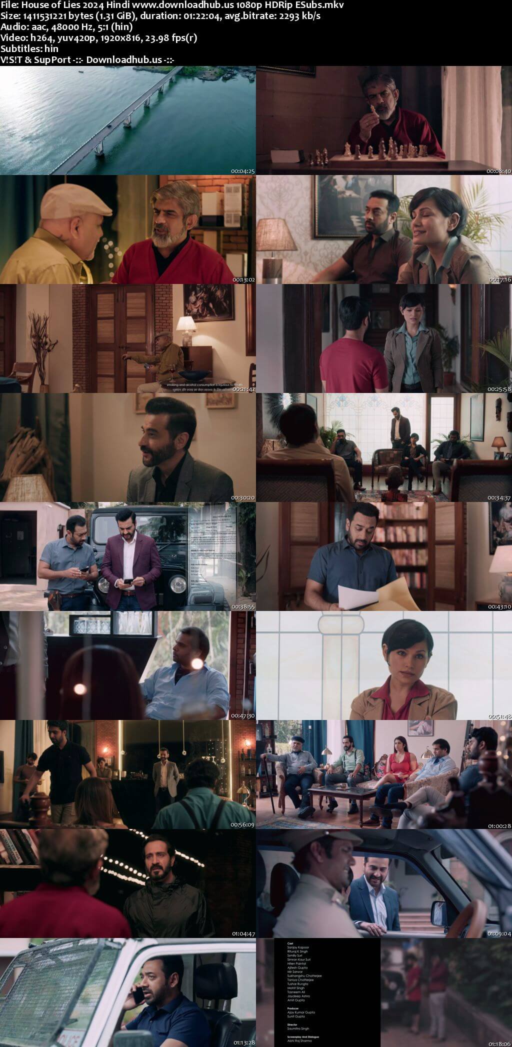 House of Lies 2024 Hindi Movie DD5.1 4k 1080p 720p 480p HDRip ESubs x264 HEVC Downloadhub