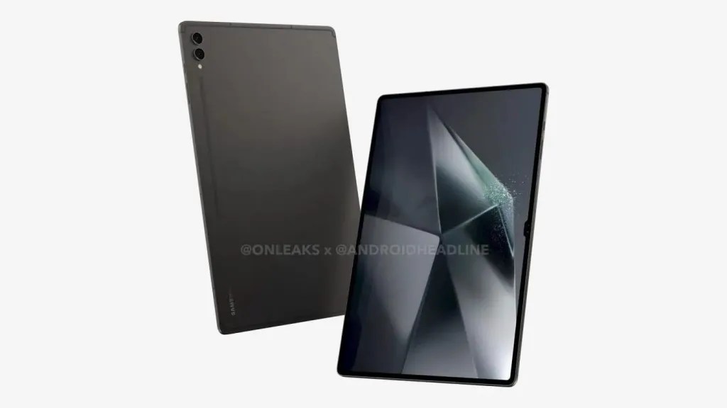 Image showing front and rear side Samsung Galaxy Tab S10 Ultra