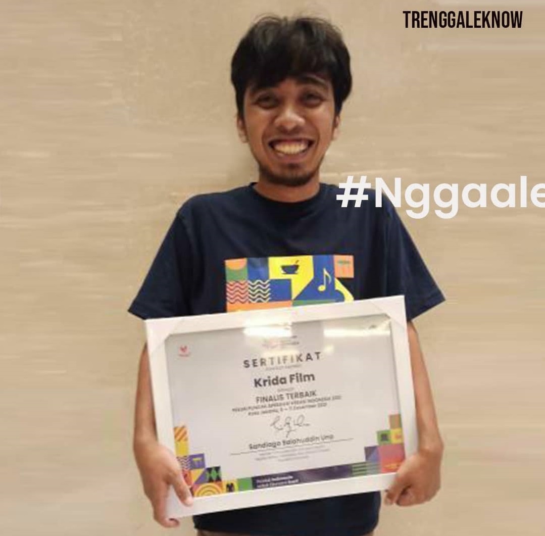 Para Pemuda Trenggalek Berprestasi Sepanjang Tahun 2021 3 Yanu Andi Prasetyo, pemuda Trenggalek yang berprestasi di bidang film tingkat provinsi dan nasional