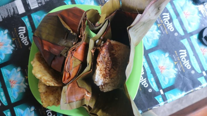 Hari Jadi Trenggalek, Warga Surenlor Bendungan Sajikan 828 Nasi Gegog 3 Isi Nasi Gegog, makanan khas Trenggalek