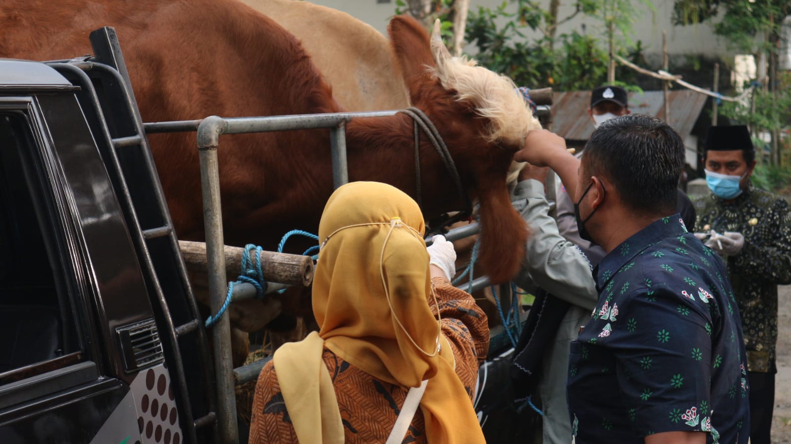 Penyekatan sapi masuk kedalam pasar untuk antisipasi penyebaran PMK