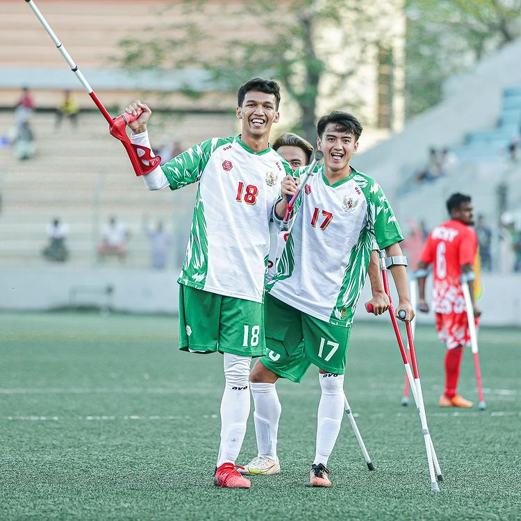 Jarang Diperhatikan, Timnas Amputasi Indonesia Mampu Lolos ke Piala Dunia 2022 2 Senyum manis para pemain Timnas Amputasi Indonesia
