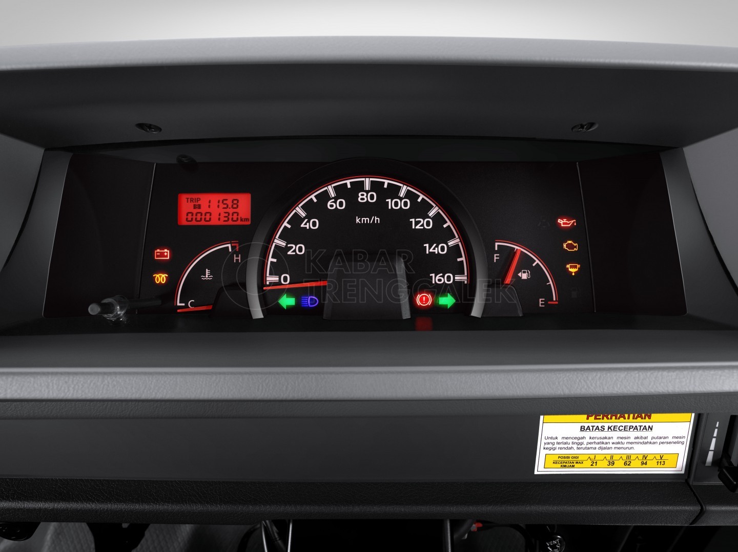 Generasi Terbaru Mitsubishi New Colt L300 Lahir, Cek Spesifikasi dan Tampilannya Sekarang 2 Tampilan speedometer Mitsubishi New Colt L300