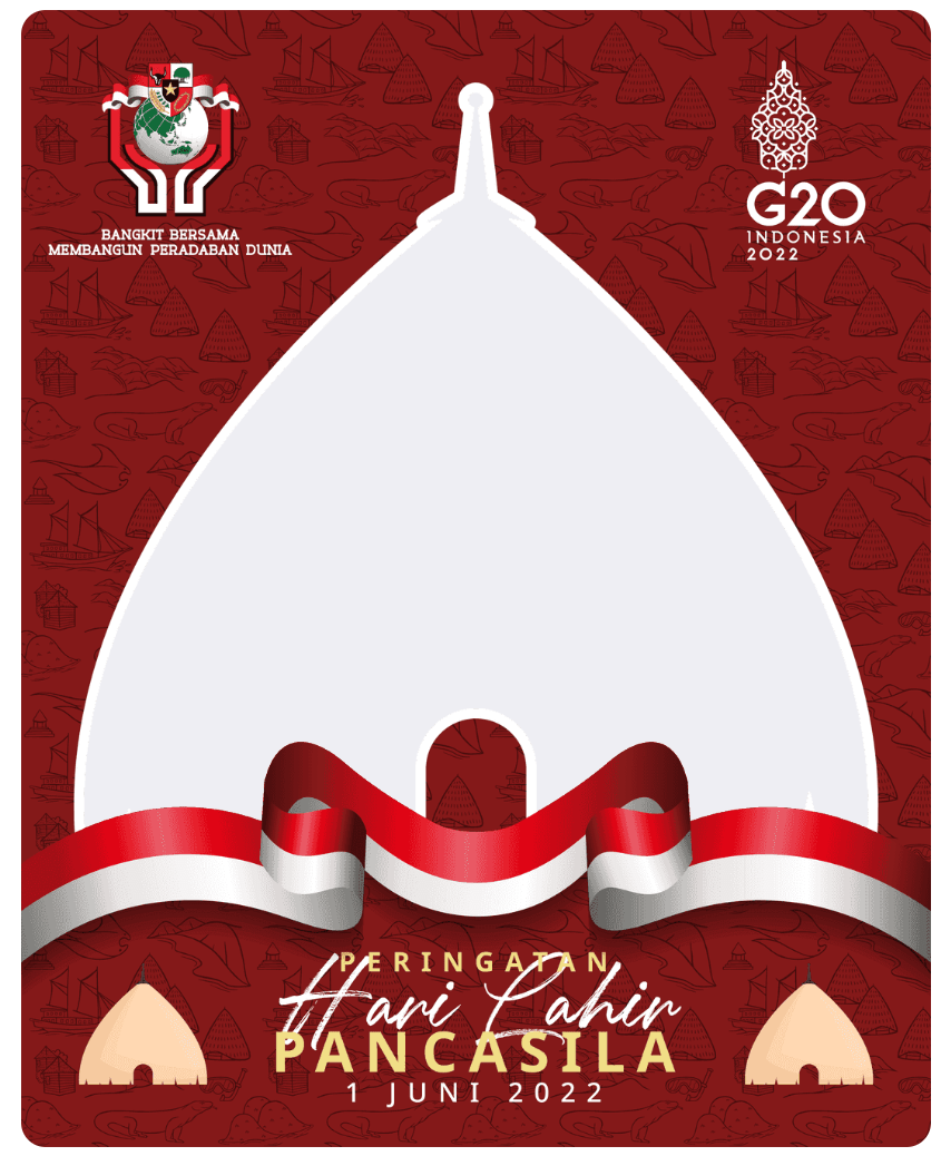 Twibbon Hari Lahir Pancasila 2022 Resmi dari Pemerintah 3 Twibbon Hari Lahir Pancasila Tahun 2022, dibuat oleh BPIP RI
