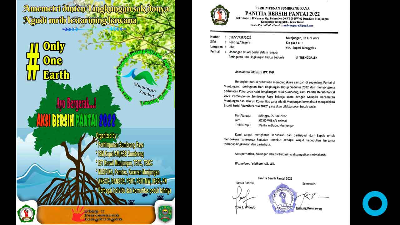 'Pemerintah Abai Sampah' Komunitas Sumbreng Raya Beraksi Bersih Sampah di Pantai Blado 2 bersih pantai blado munjungan