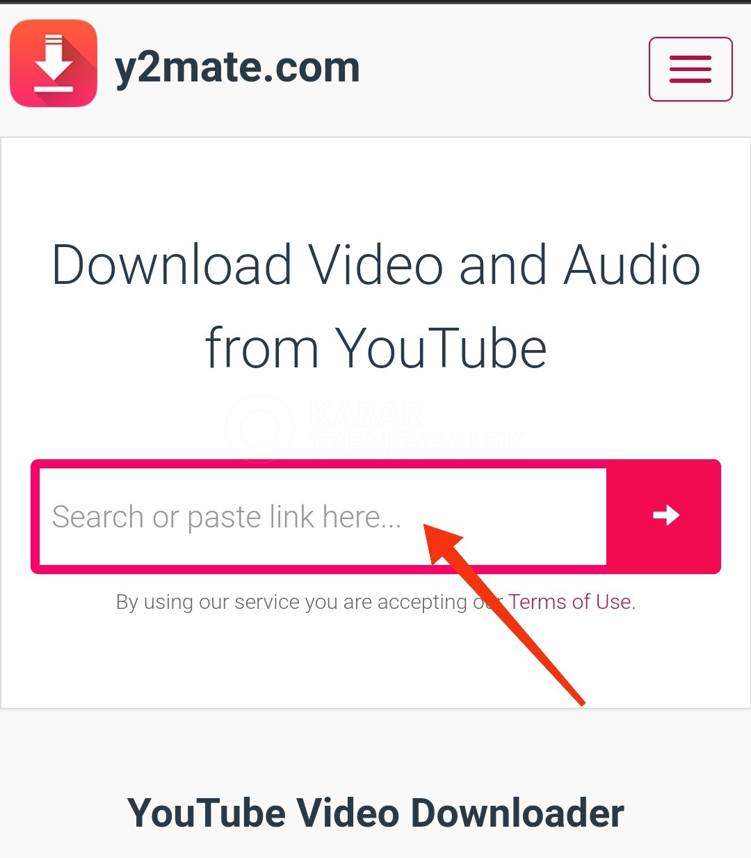 Cara Download Video di YouTube, Cepat dan Gratis 2 Kolom link di Y2Mate