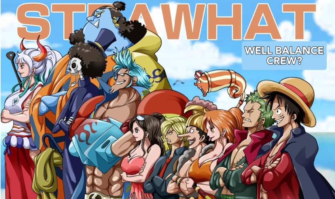 Poster anggota Straw Hat Pirates One Piece