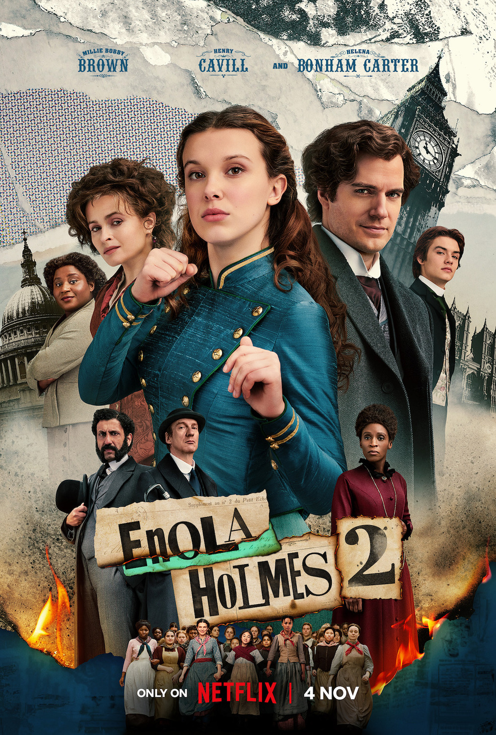 5 Rekomendasi Film Baru di Netflix yang Rilis November 2022 3 Poster film Enola Holmes 2 2022