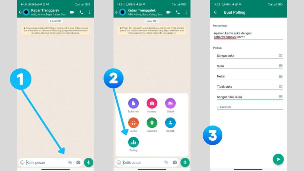 Cara Membuat Polling Survey di WhatsApp dengan Mudah Anti Ribet (Tutorial Bergambar) 1 cara membuat-polling-survey-di-whatsapp-1